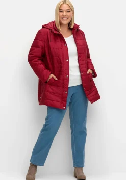 Warm wattierte Steppjacke mit Kapuze<sheego New