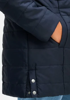 Warm wattierte Steppjacke mit Kapuze<sheego Fashion