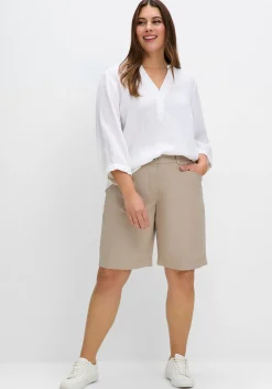 Weite Bermudas in Chino-Optik<sheego Online
