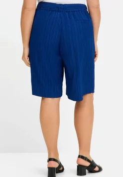 Weite Bermudas in Struktur-Qualität, mit Schlupfbund<sheego Discount