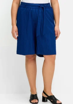 Weite Bermudas in Struktur-Qualität, mit Schlupfbund<sheego Discount