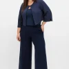 Weite Chiffonhose im Lagenlook, gefüttert<sheego Fashion