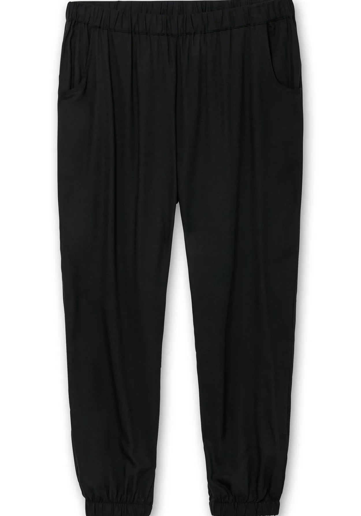 Weite, fließende Hose mit Bündchen am Saum<sheego Clearance
