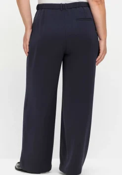 Weite gepflegte Hose mit Teilgummibund<sheego Fashion