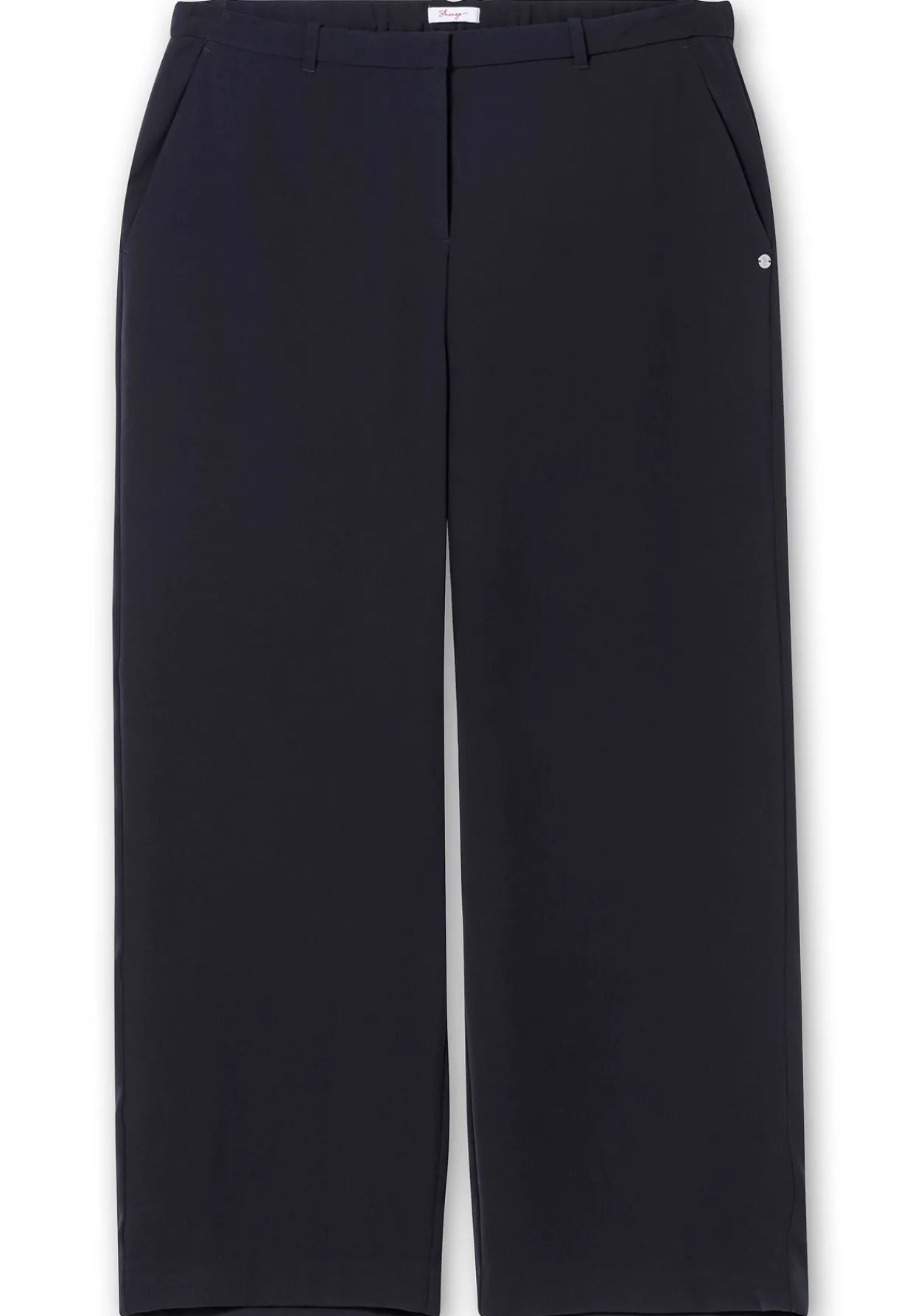 Weite gepflegte Hose mit Teilgummibund<sheego Fashion