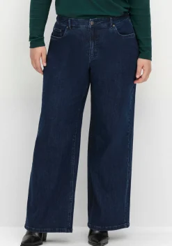 Weite High-Waist-Jeans im Curvy-Schnitt ELLA<sheego Outlet