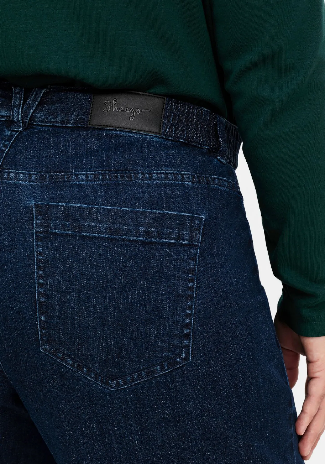 Weite High-Waist-Jeans im Curvy-Schnitt ELLA<sheego Outlet