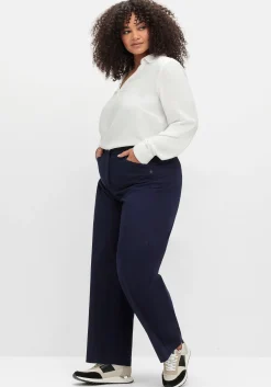Weite Hose im Chino-Stil, aus leichtem Twill<sheego Hot