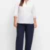 Weite Hose mit elastischem Bund und Innenfutter<sheego Sale