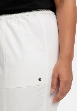 Weite 7/8-Hose mit Gummizugbund<sheego Fashion