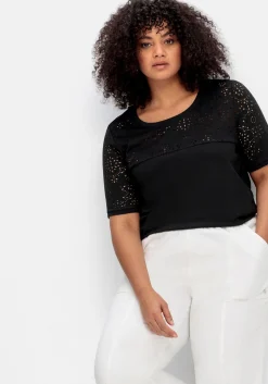 Weite 7/8-Hose mit Gummizugbund<sheego Fashion