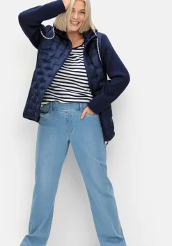 Weite Jeans im Curvy-Schnitt ELLA, mit Teilgummibund<sheego Fashion