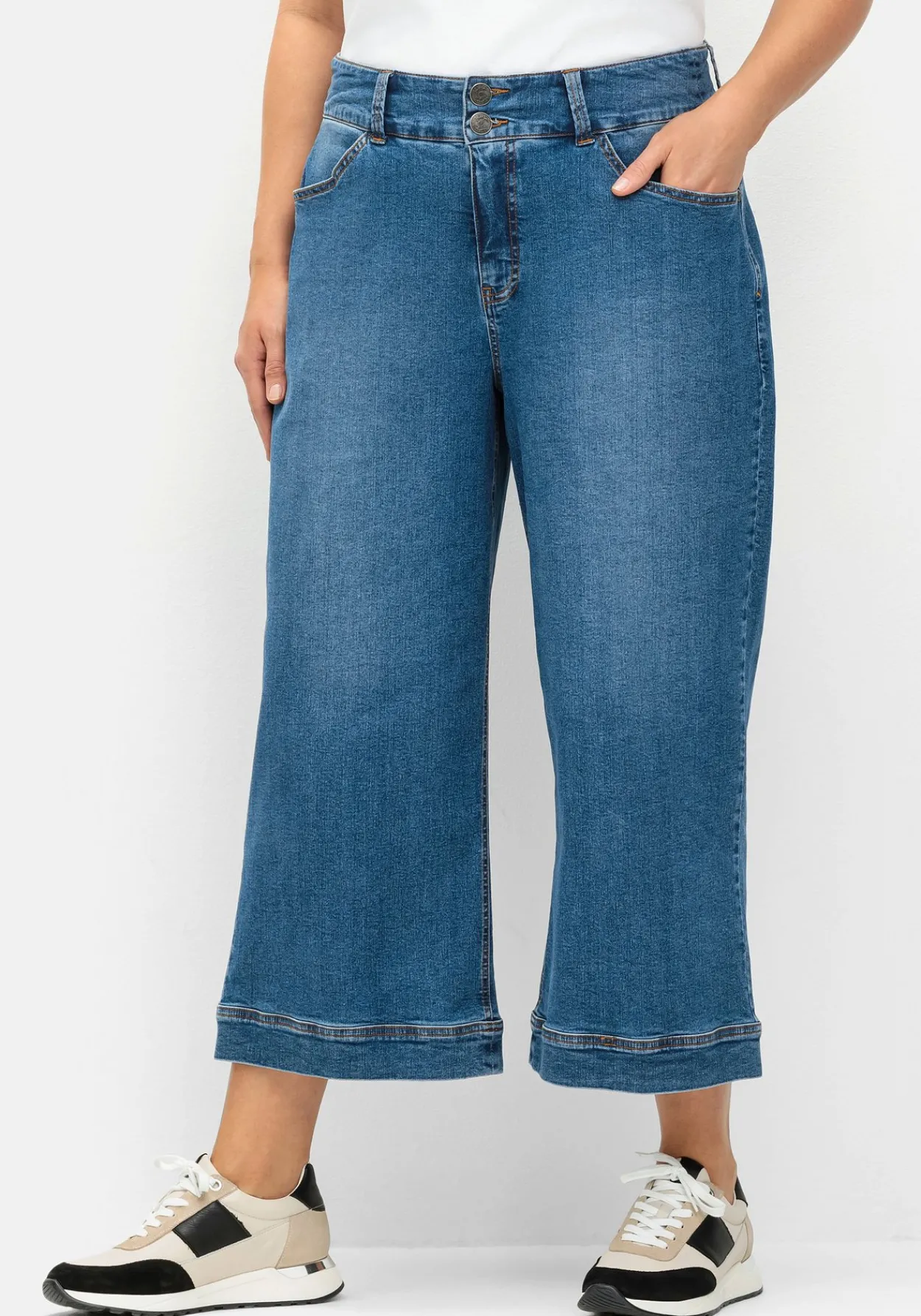 Weite 7/8-Jeans im Curvy-Schnitt MANUELA<sheego Discount