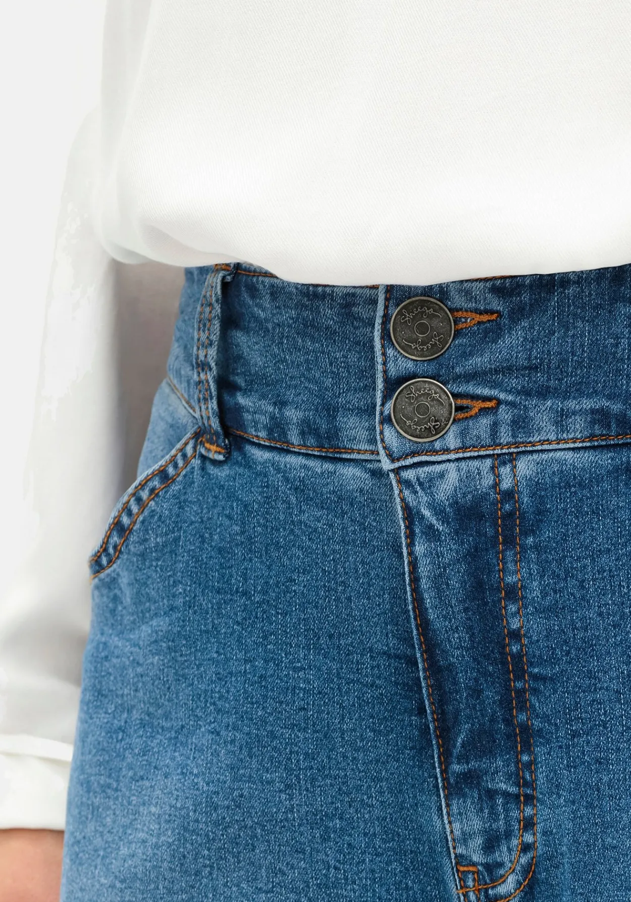 Weite 7/8-Jeans im Curvy-Schnitt MANUELA<sheego Discount
