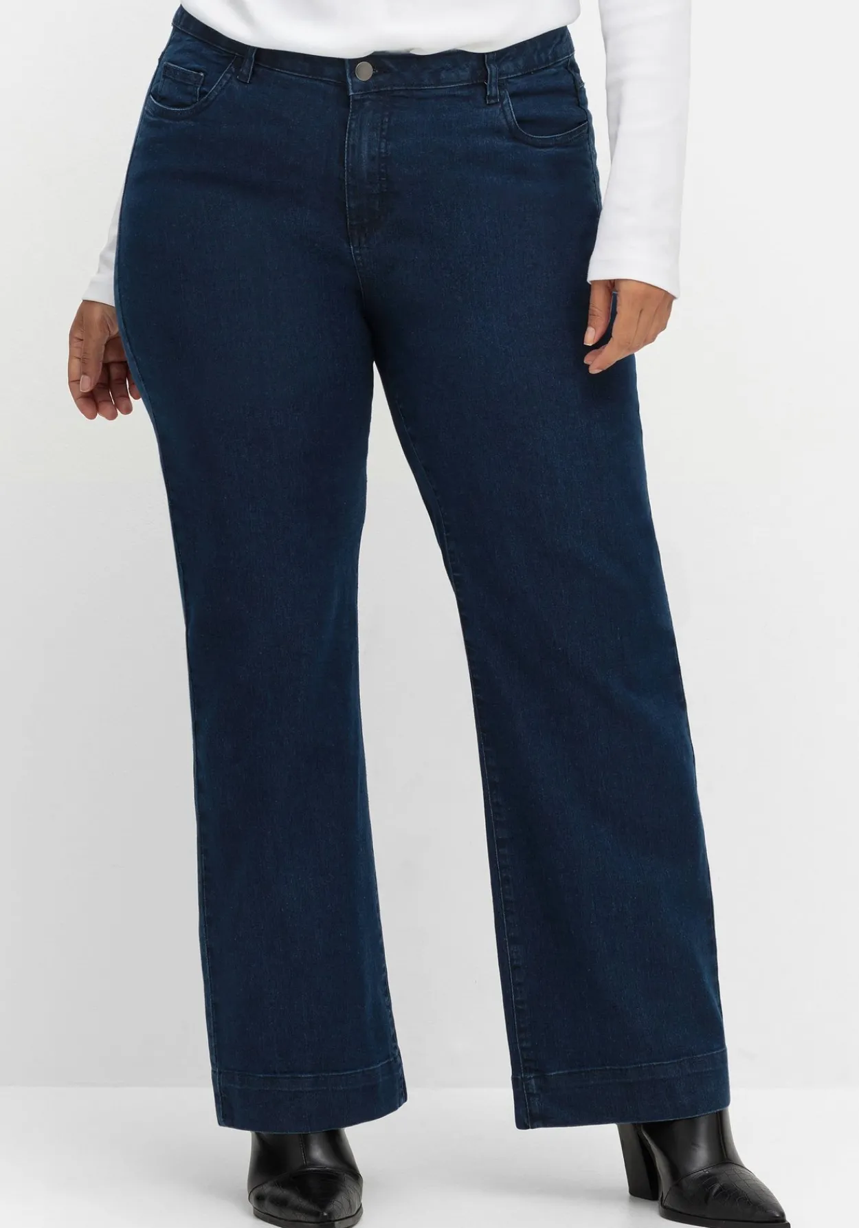 Weite Jeans in Five-Pocket-Form<sheego Best