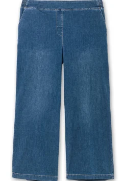 Weite Jeans mit Schlupfbund, in leichter Qualität<sheego Outlet