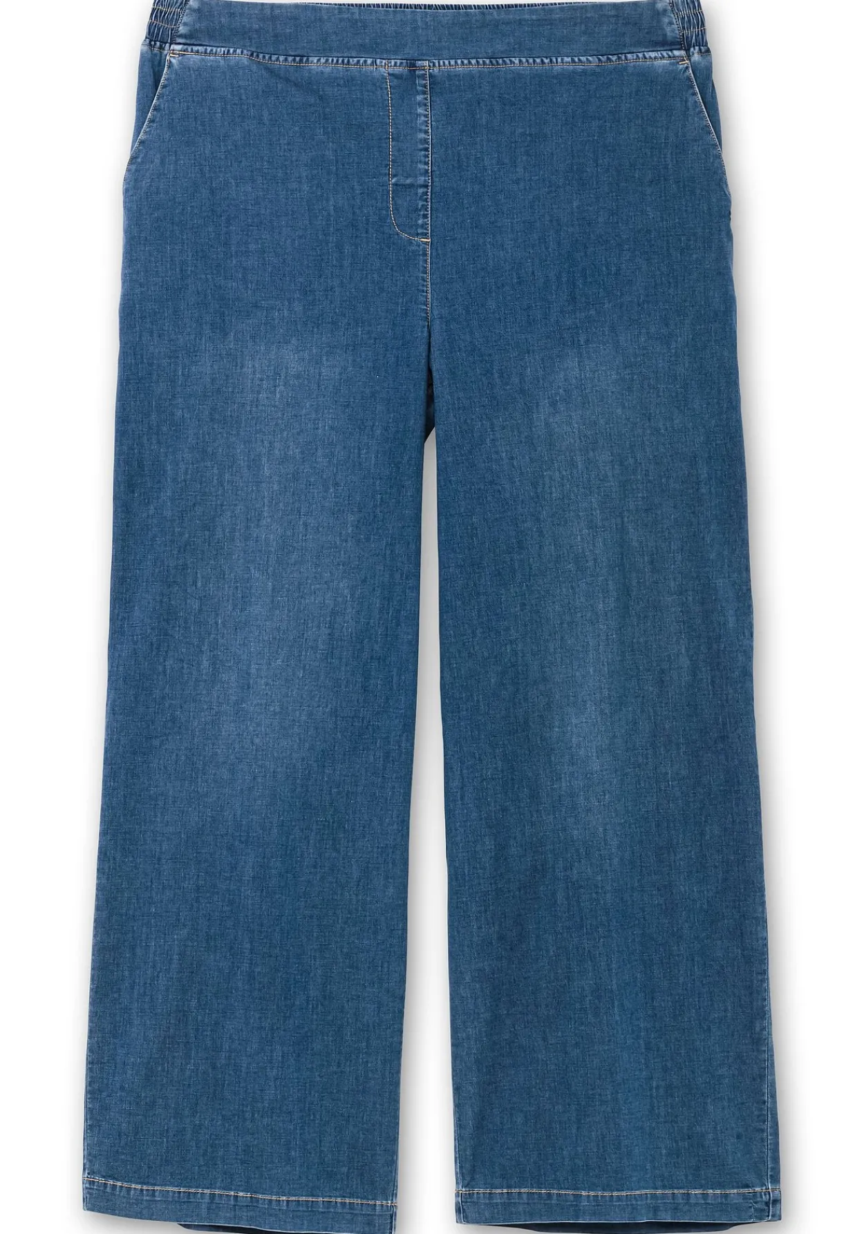 Weite Jeans mit Schlupfbund, in leichter Qualität<sheego Outlet