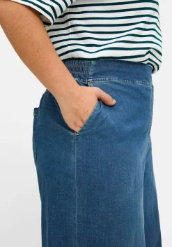 Weite Jeans mit Schlupfbund, in leichter Qualität<sheego Outlet