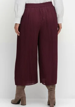 Weite Plisseehose in 7/8-Länge, mit Stretchbund<sheego Hot
