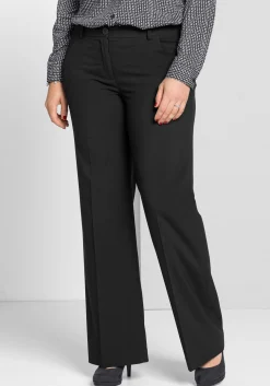 Weite Stretchhose mit Bügelfalte<sheego Best