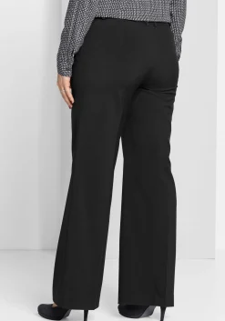 Weite Stretchhose mit Bügelfalte<sheego Best