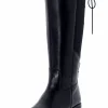 Weitschaftstiefel aus Leder mit Schnürung<sheego Sale