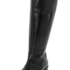 Weitschaftstiefel aus Leder mit Stretch-Einsatz<sheego New