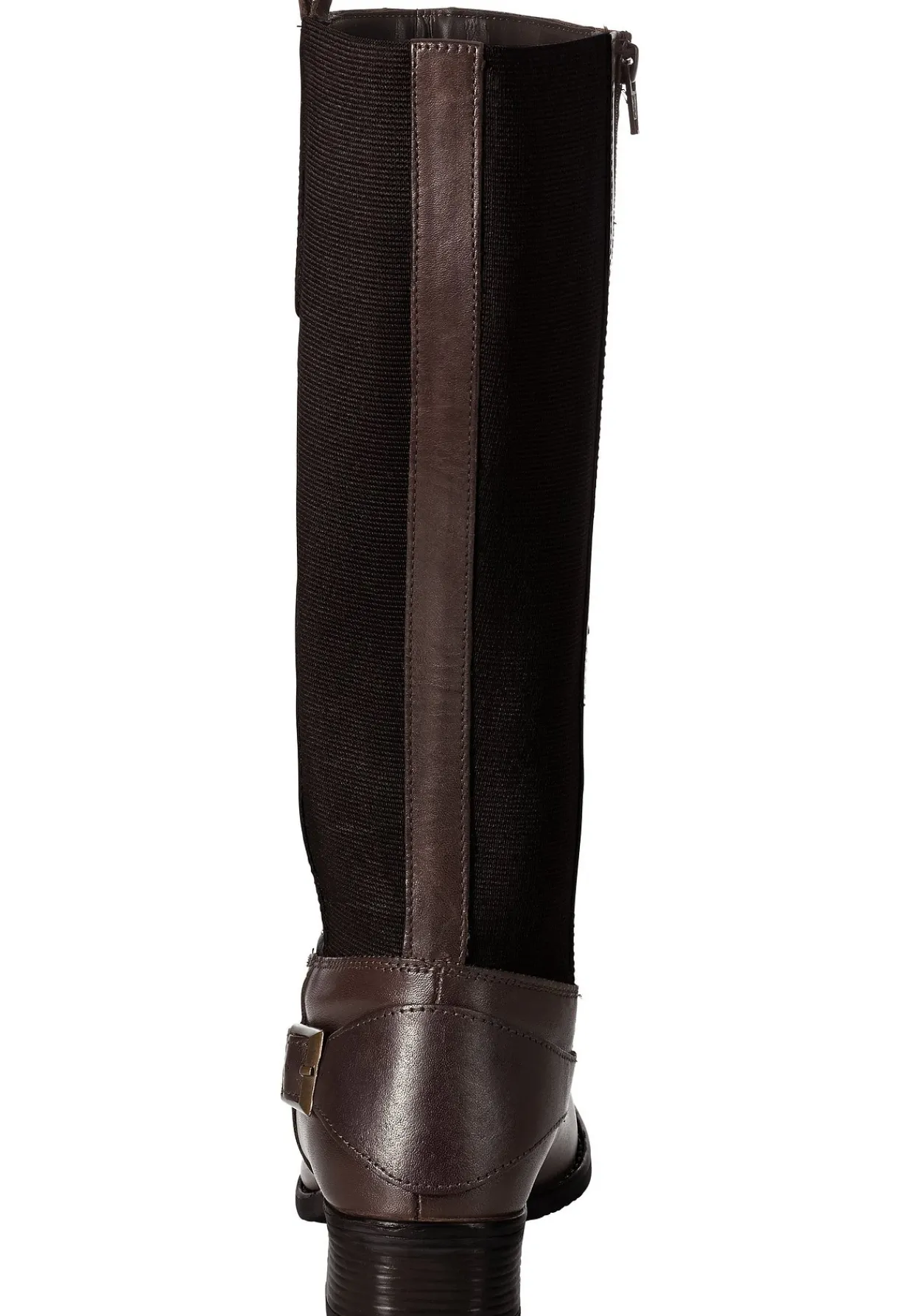 Weitschaftstiefel aus Leder mit Zierschnalle<sheego Clearance