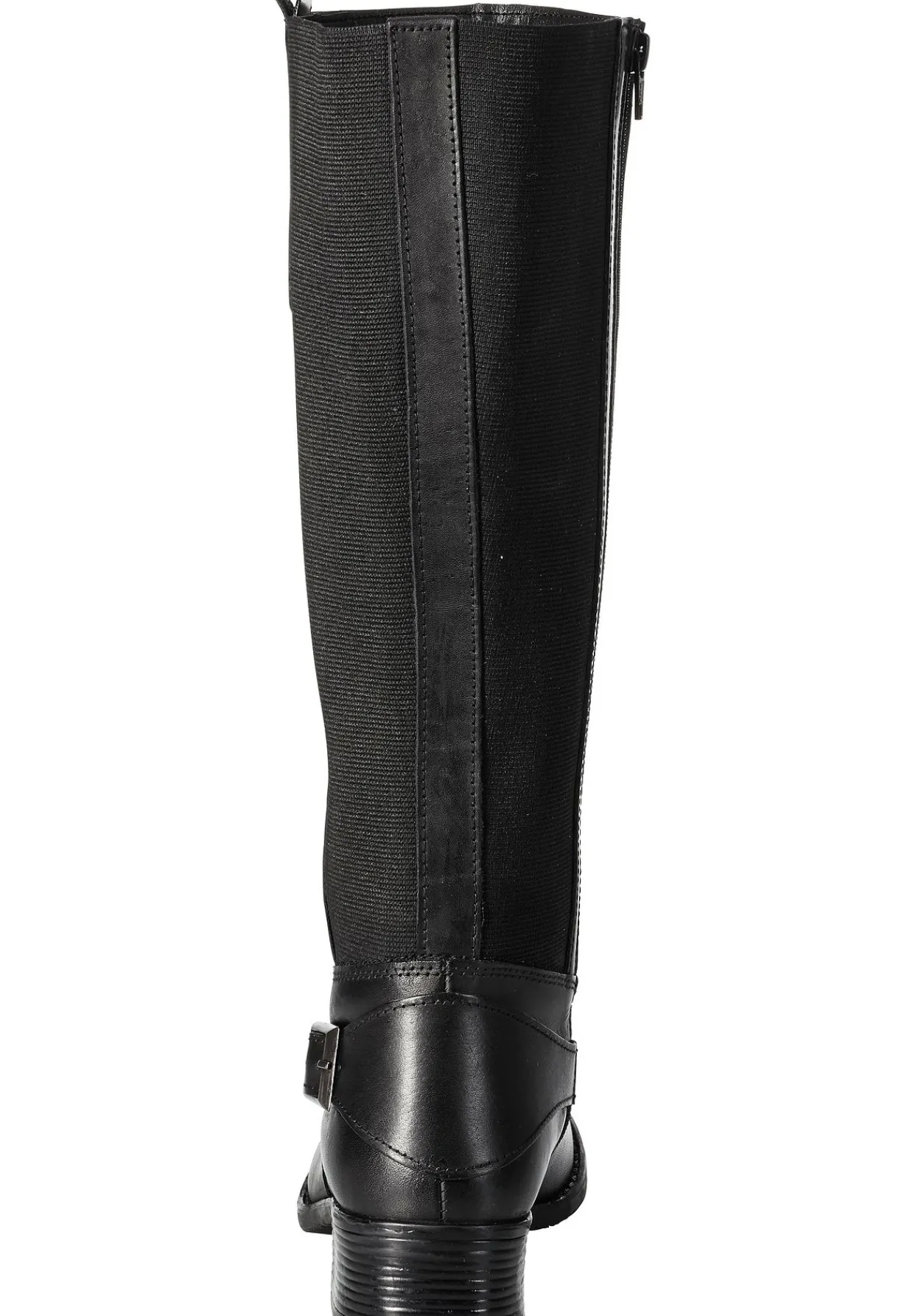 Weitschaftstiefel aus Leder mit Zierschnalle<sheego New