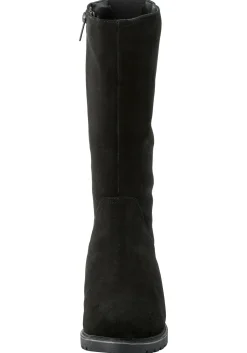 Weitschaftstiefel aus Leder mit Fellimitat<sheego New