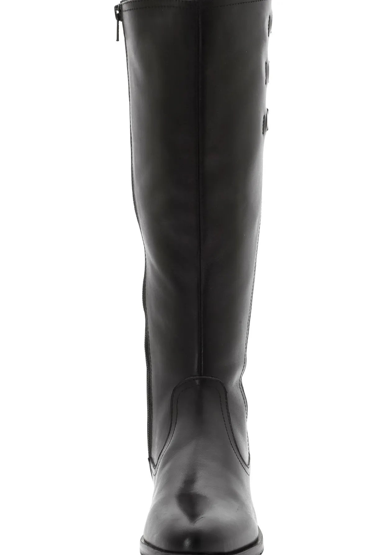 Weitschaftstiefel aus Leder mit drei Zierschnallen<sheego Hot