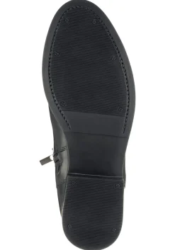 Weitschaftstiefel aus Leder mit Stretch-Einsatz<sheego Best
