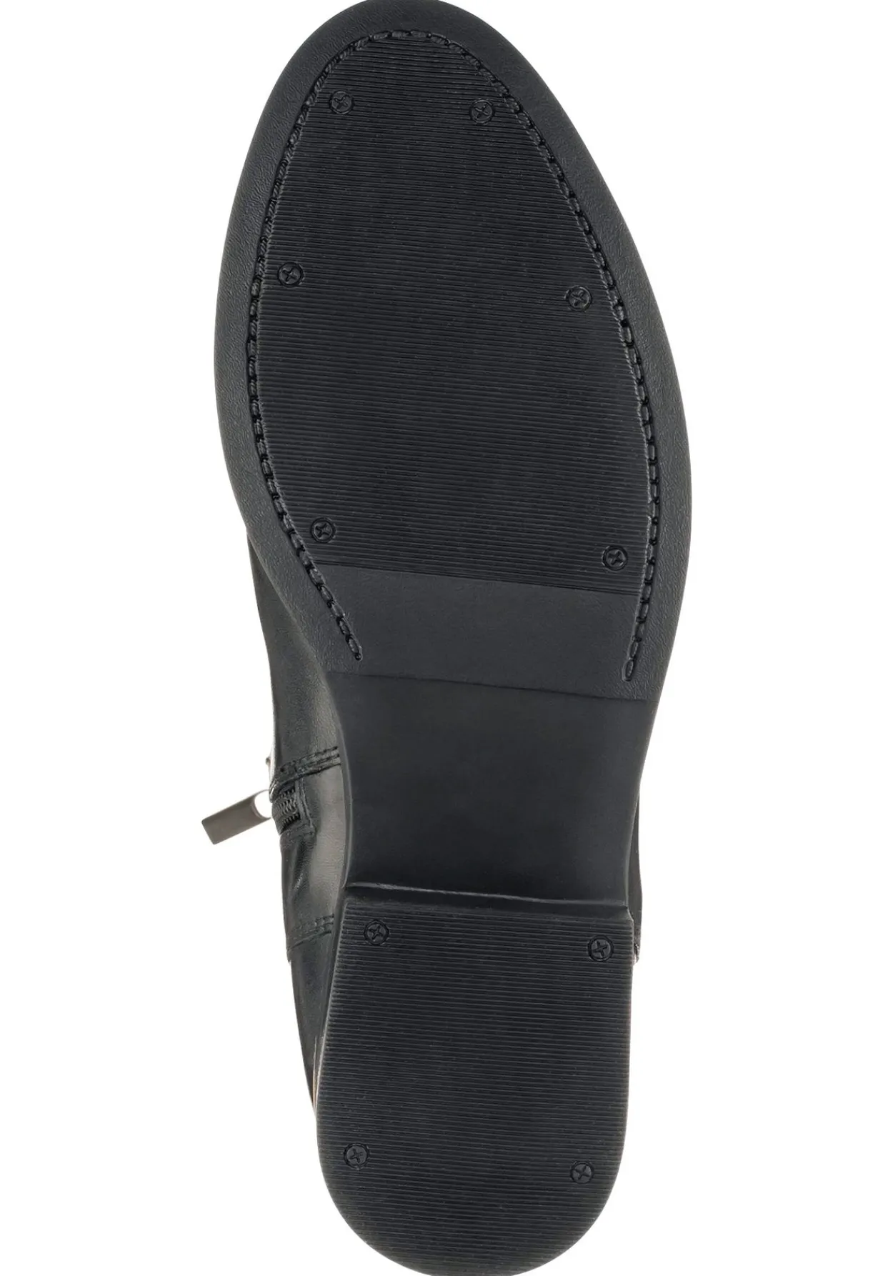 Weitschaftstiefel aus Leder mit Stretch-Einsatz<sheego Best