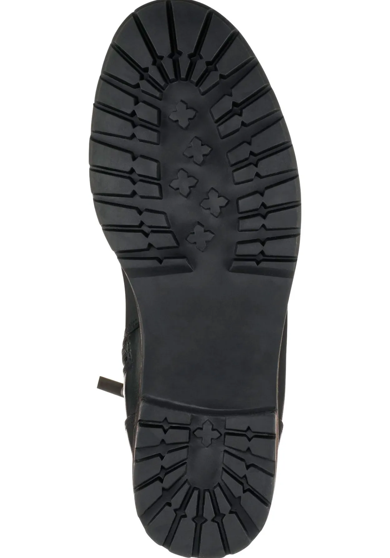Weitschaftstiefel aus Leder mit Zierreißverschluss<sheego Clearance