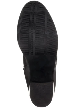 Weitschaftstiefel aus Leder mit Stretch-Einsatz<sheego New
