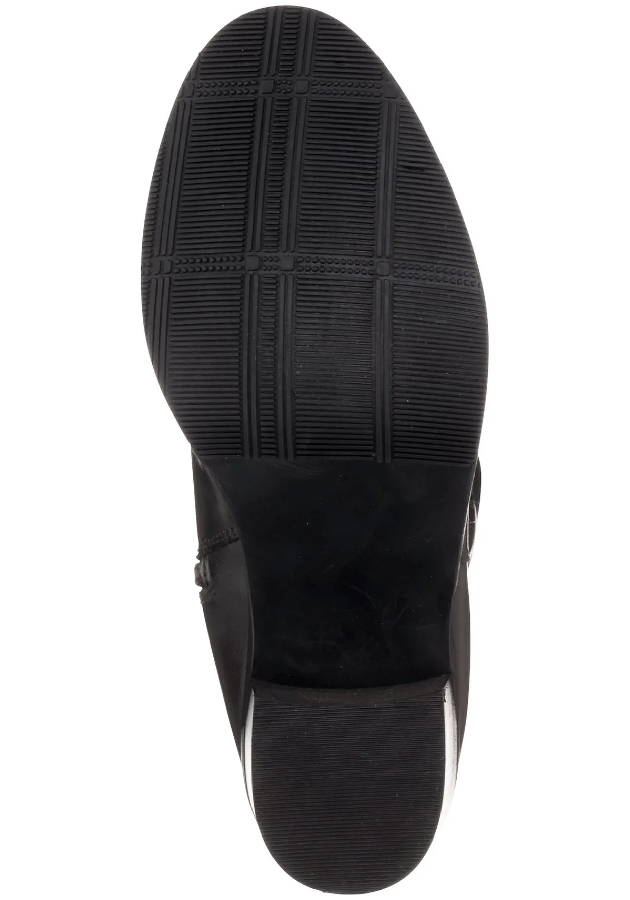 Weitschaftstiefel aus Leder mit Stretch-Einsatz<sheego New