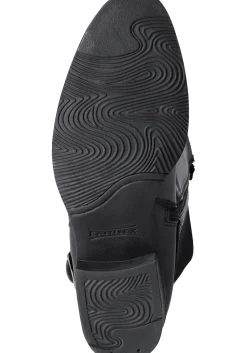 Weitschaftstiefel aus Leder mit Zierschnalle<sheego New