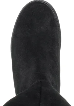 Weitschaftstiefel aus Leder mit Fellimitat<sheego New