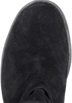 Weitschaftstiefel aus Leder mit Schnallenbändern<sheego New