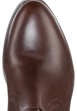 Weitschaftstiefel aus Leder mit drei Zierschnallen<sheego Online