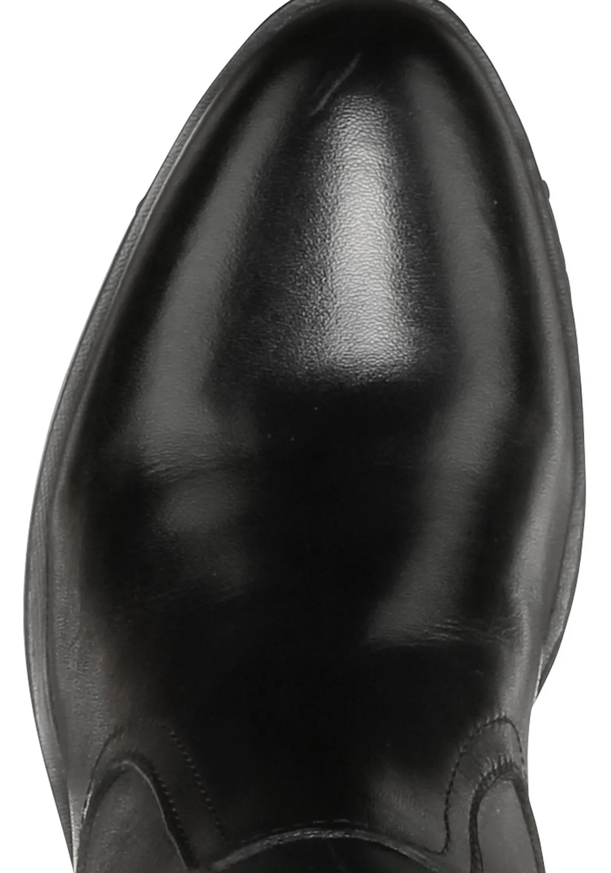 Weitschaftstiefel aus Leder mit drei Zierschnallen<sheego Hot