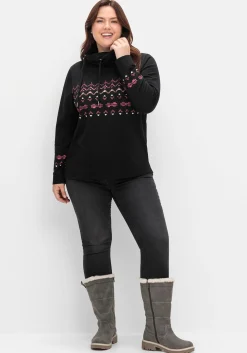 Weitschaftstiefel in Veloursleder-Optik<sheego Best