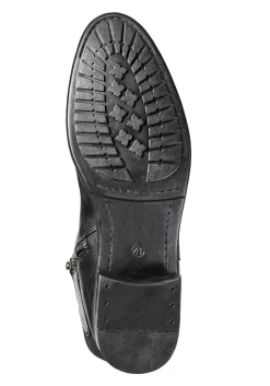 Weitschaftstiefel mit Stretcheinsatz hinten, aus Leder<sheego New