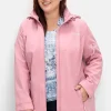 Wind- und wasserabweisende Softshelljacke<sheego x Collection L. New