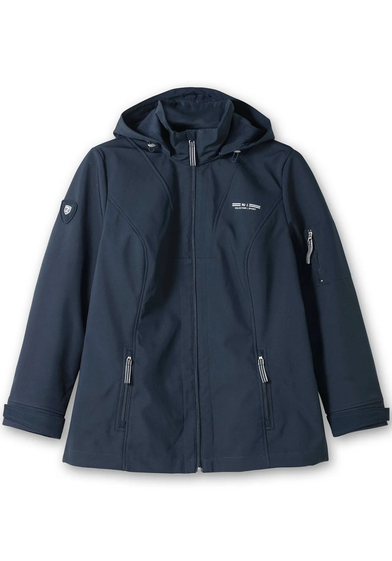 Wind- und wasserabweisende Softshelljacke<sheego x Collection L. Online