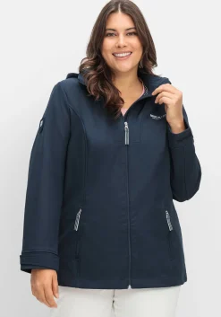 Wind- und wasserabweisende Softshelljacke<sheego x Collection L. Online
